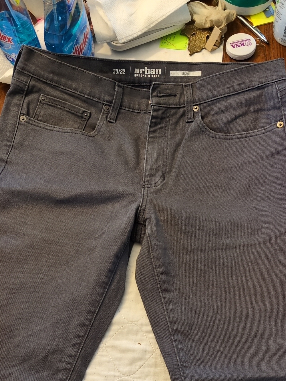 urban pipeline Charcoal Slim Jeans